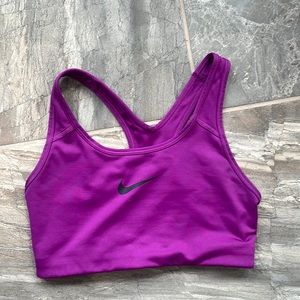 purple nike bra